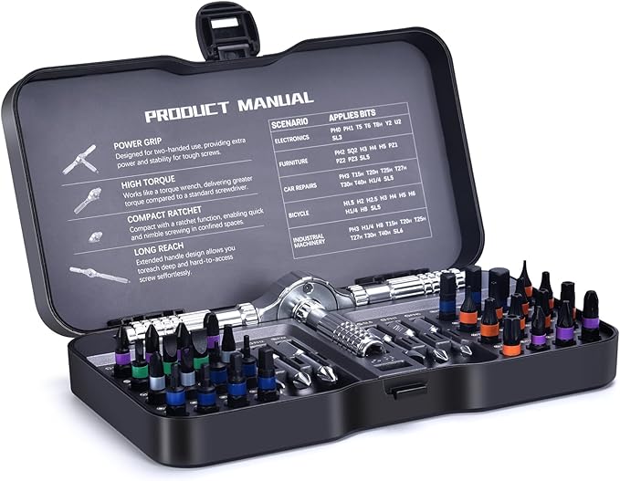 TorqueX™ ProDrive 38-in-1 Precision Screwdriver Set