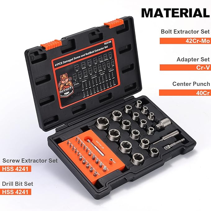 BoltRaptor™ ProExtract 41-Piece Removal Kit